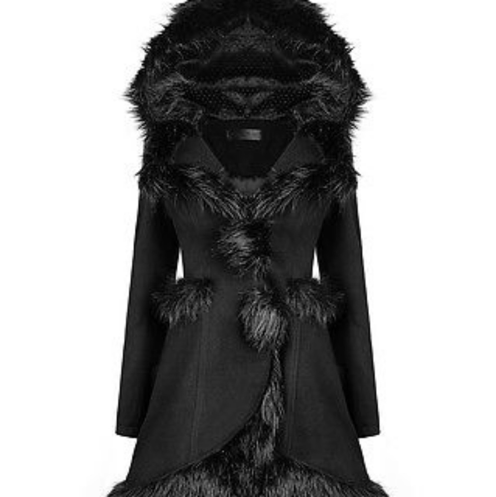Lolita gothic Punk Rave Pyon Pyon winter coat